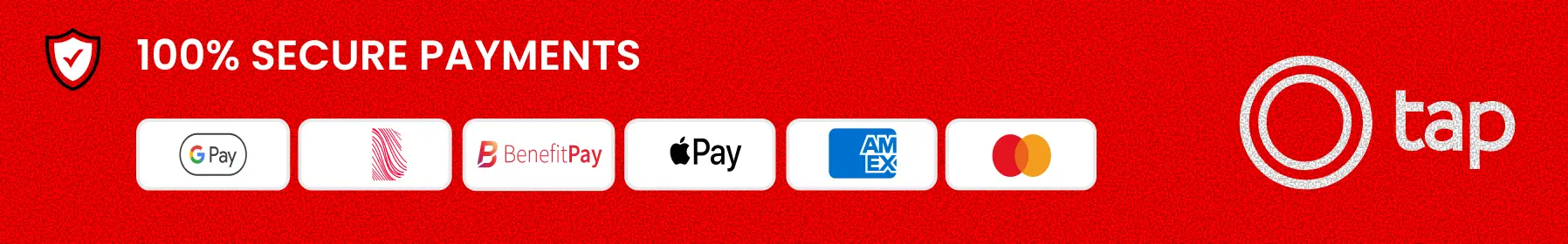 100% Secure Payments