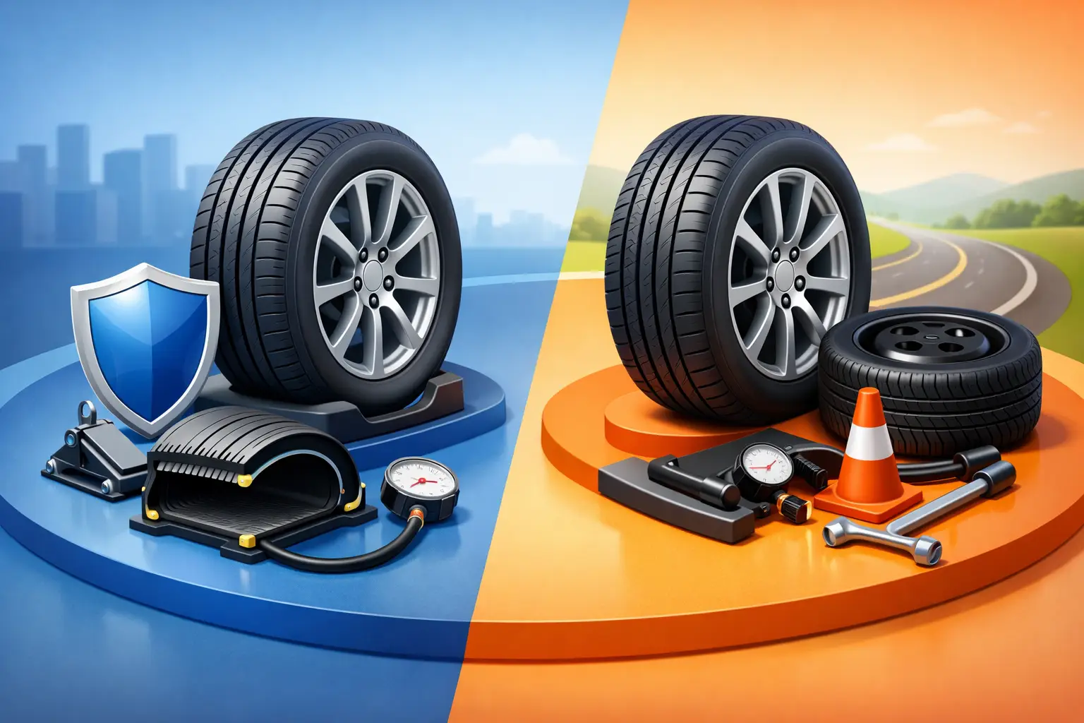 Run Flat vs Standard Tyres: Which Fits You?