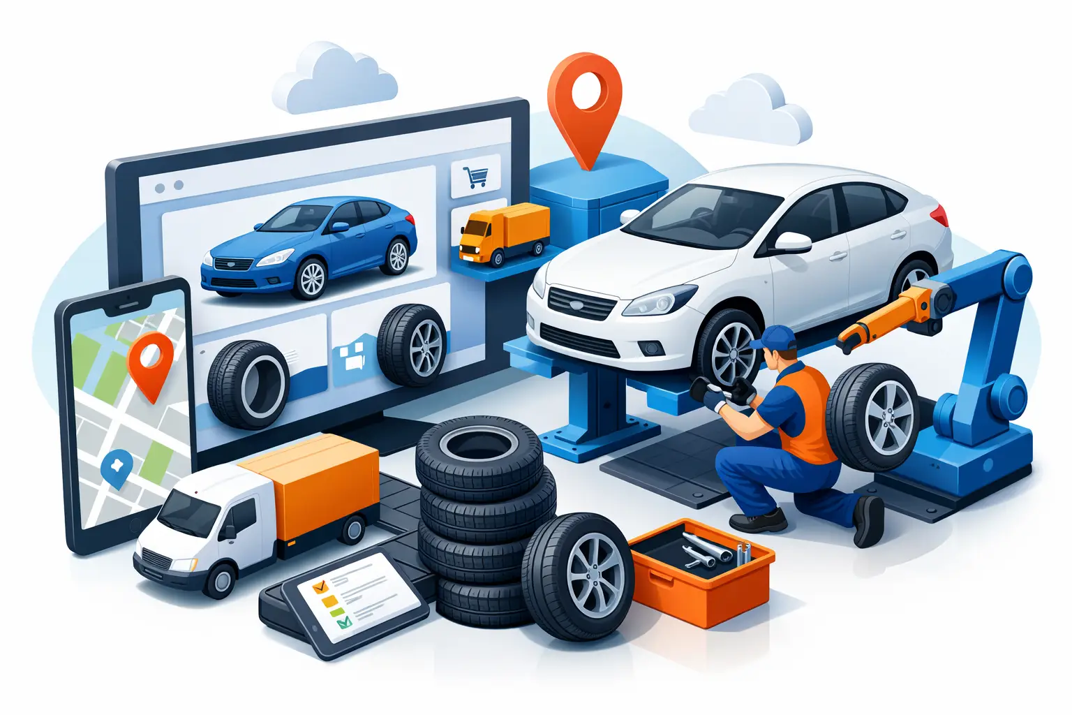 Online Tyre Fitment Case Study That Saves Time